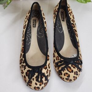 Propet Animal Print Women's Flats with Black Accents